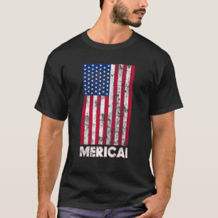 T-shirt Patriotique 4 juillet Fête de l'Indépendance Améri