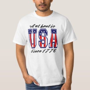 T-shirt Patriotique Authentic USA depuis 1776