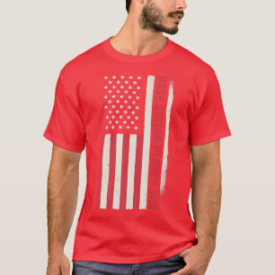 T-shirt Patriotique Baid Guitariste basse Guitare Joueur P