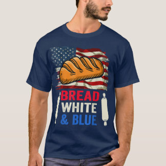 T-shirt Patriotique Baker 4 juillet Baking USA Flag Pain