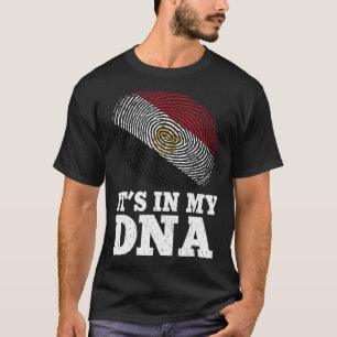 T-shirt Patriotique C'est dans mon ADN empreintes digitale