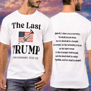 T-shirt Patriotique Christian Trump Rapporter la Bible Ver