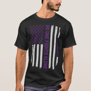 T-shirt patriotique de conscience d'épilepsie de