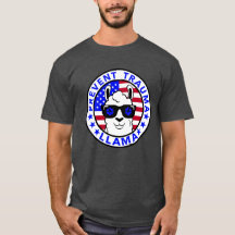 T-shirt Patriotique Empêcher le traumatisme Llama