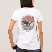 T-shirt Patriotique Freedom Tour