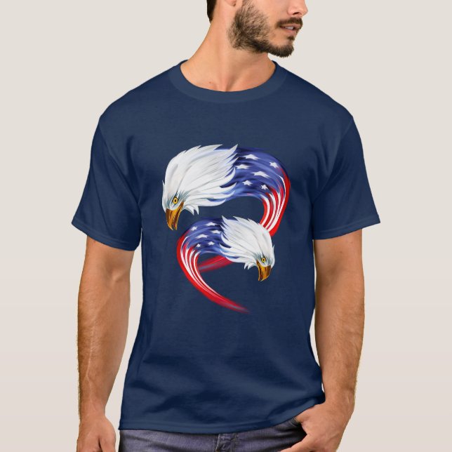 T-shirt Patriotique Homme (Devant)