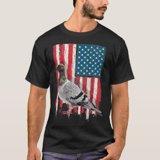 T-shirt Patriotique Pigeon Lover cadeau du propriétaire ac