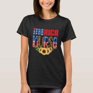 T-shirt Patriotique Rn Lpn Cna drapeau américain Juillet 4