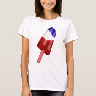 T-shirt Patriotique Rouge, Blanc Et Bleu