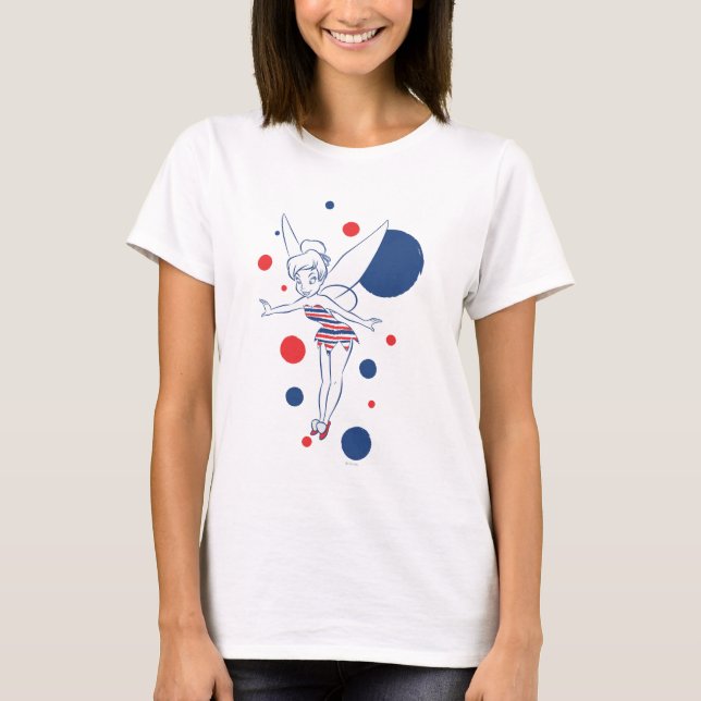 T-shirt Patriotique Tinker Bell 1 (Devant)