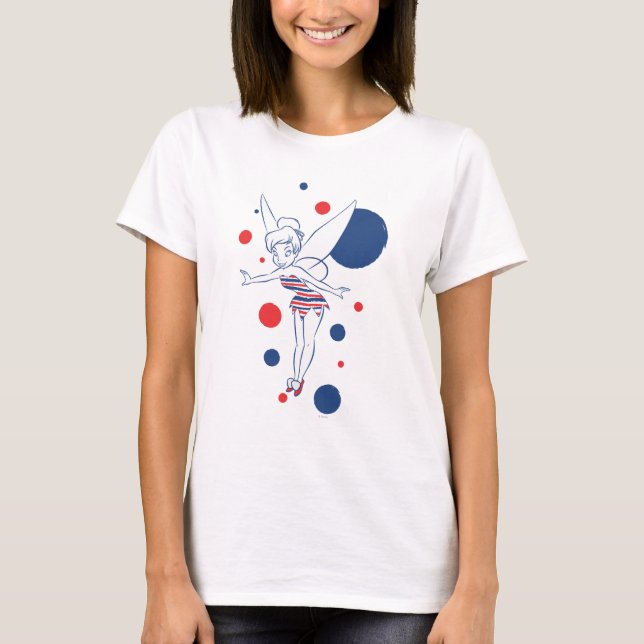 T-shirt Patriotique Tinker Bell 1 (Devant)