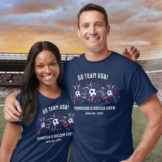 T-shirt Patriotique USA Fireworks Team Team Crew Custom (Créateur téléchargé)