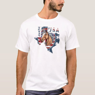 T-shirt Patriotique USA Texas
