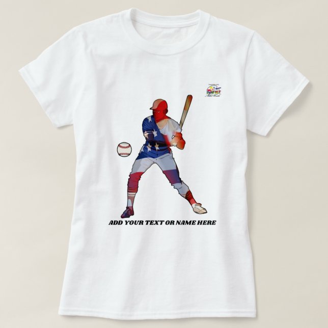 T-shirt Patriotisme de base-ball (Design devant)