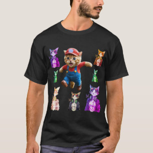 T-shirt Patron Chat Cool - Idée Cadeau Drôle pour Amateur