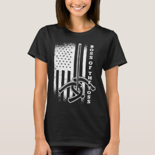 T-shirt Patron du lancer de fer à cheval américain USA F