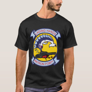 T-shirt Patron Forty Laging Handa Marlin Emblème Naval