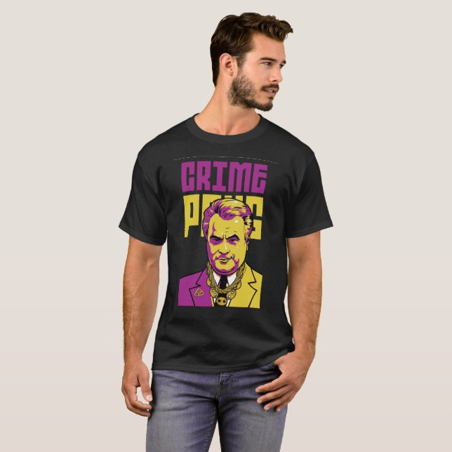 T-shirt Patron John Gotti de Mafia (Devant entier)