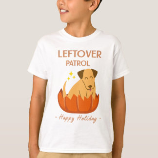 T-shirt Patrouille de gauche de Thanksgiving
