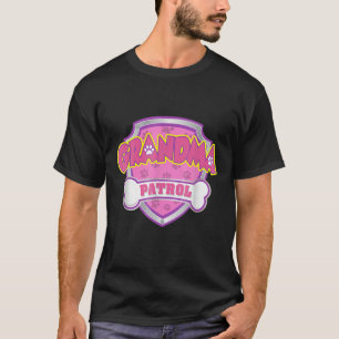 T-shirt Patrouille De Grand-Mère Drôle - Chien Maman, Pa