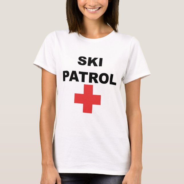 T-shirt Patrouille de ski (Devant)