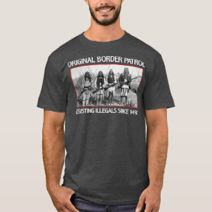 T-shirt Patrouille frontalière d'origine amérindienne