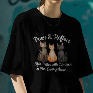 T-shirt Patte de Chat Mignon & Reflet