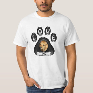 T-shirt Patte de chienchien (de personnaliser) avec