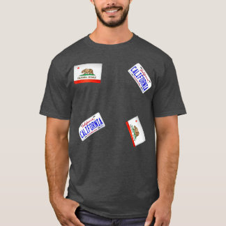 T-shirt Patte de plaque d'immatriculation californienne