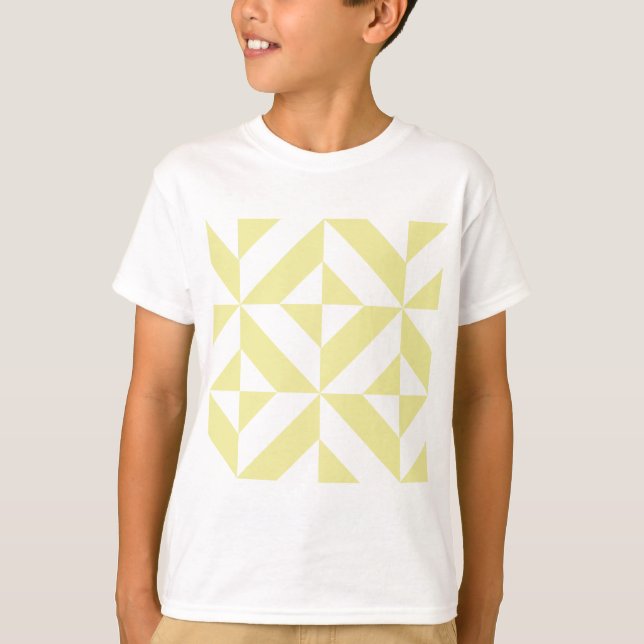 T-shirt Patters de Pale Yellow (Devant)