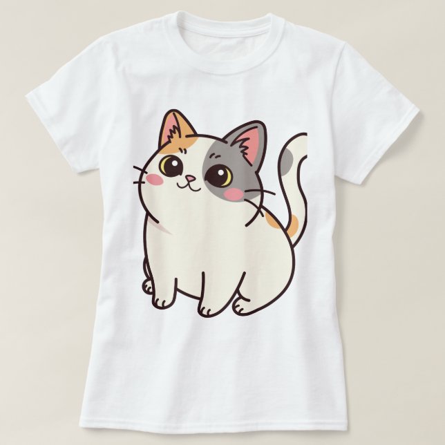 T-shirt pattes de chat de Cutenesset adorable (Design devant)