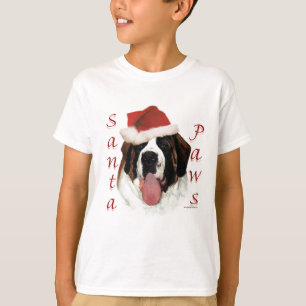 T-shirt Pattes de St Bernard Père Noël
