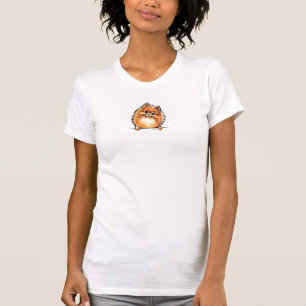 T-shirt Pattes rouges de Pomeranian