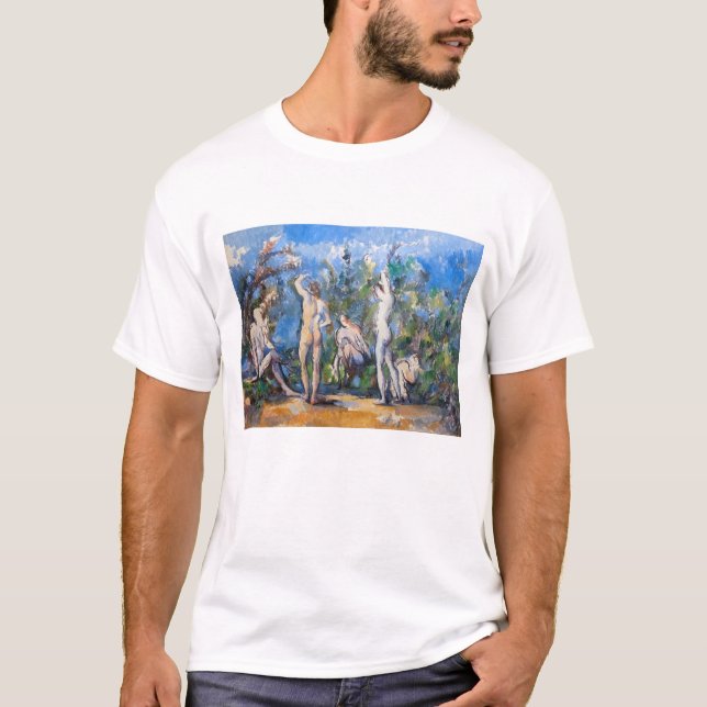 T-shirt Paul Cezanne - Cinq Bathères (Devant)