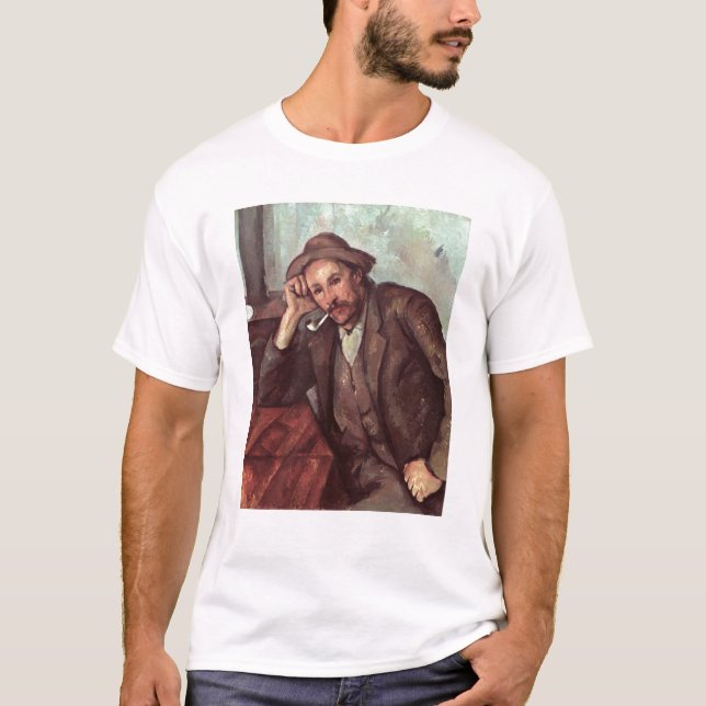 T-shirt Paul Cezanne | le fumeur, 1891-92 (Devant)