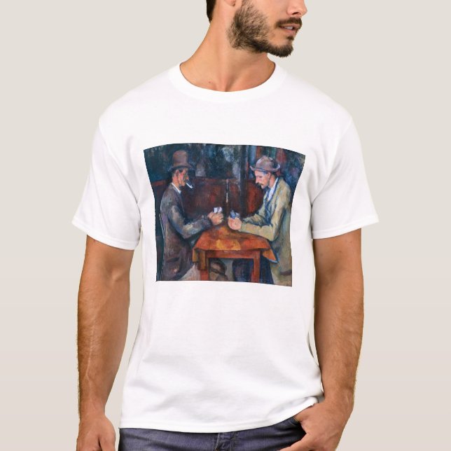 T-shirt Paul Cezanne - Les Joueurs De Cartes (Devant)