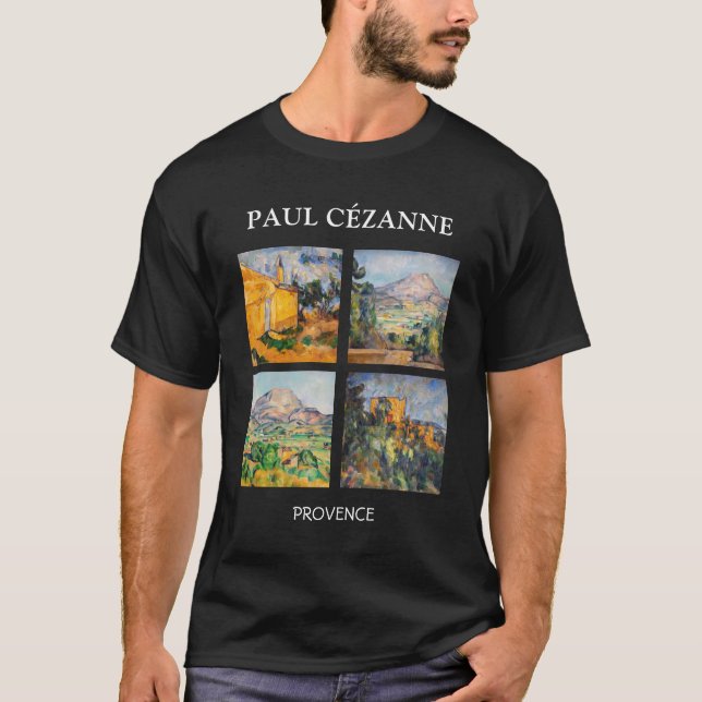 T-shirt Paul Cezanne - Sélection de chefs-d'oeuvre paysage (Devant)