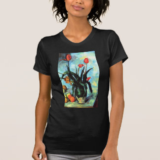 T-shirt Paul Cezanne - vase de tulipes