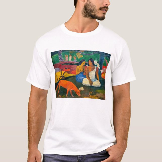 T-shirt Paul Gauguin - Arearea / Le Chien Rouge (Devant)