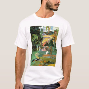 T-shirt Paul Gauguin  Matamoe ou, Paysage avec des Peacock