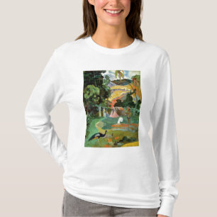 T-shirt Paul Gauguin Matamoe ou, Paysage avec des Peacock