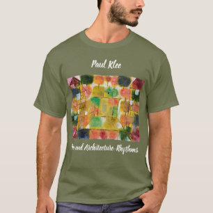 T-shirt Paul Klee Peinture Arbre et Architecture rythmes