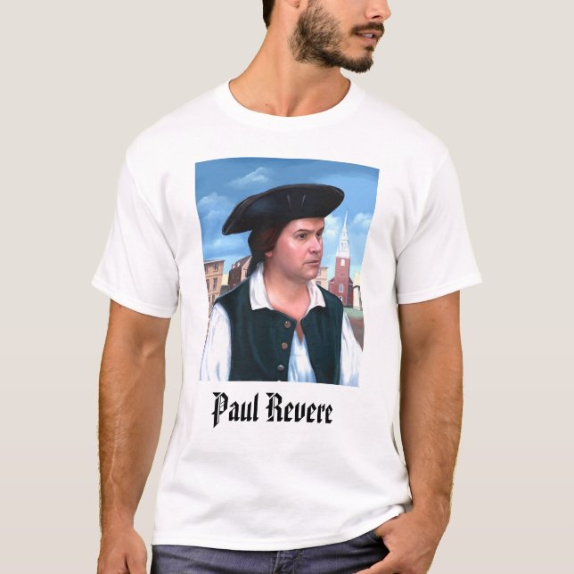 T-shirt Paul Revere, Paul Revere (Devant)