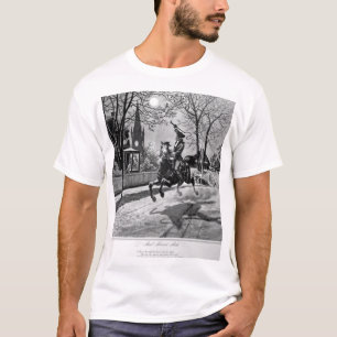 T-shirt Paul Revere's Ride.  Image 1775_Guerre