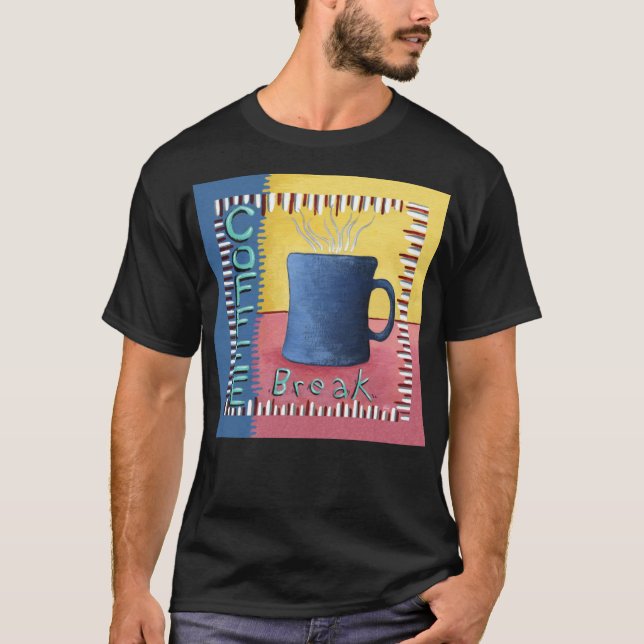 T-shirt Pause café (Devant)