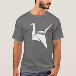 T-shirt Pause carcasse de cygne en papier