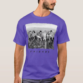 T-shirt Pause déjeuner entre amis à New York drôle