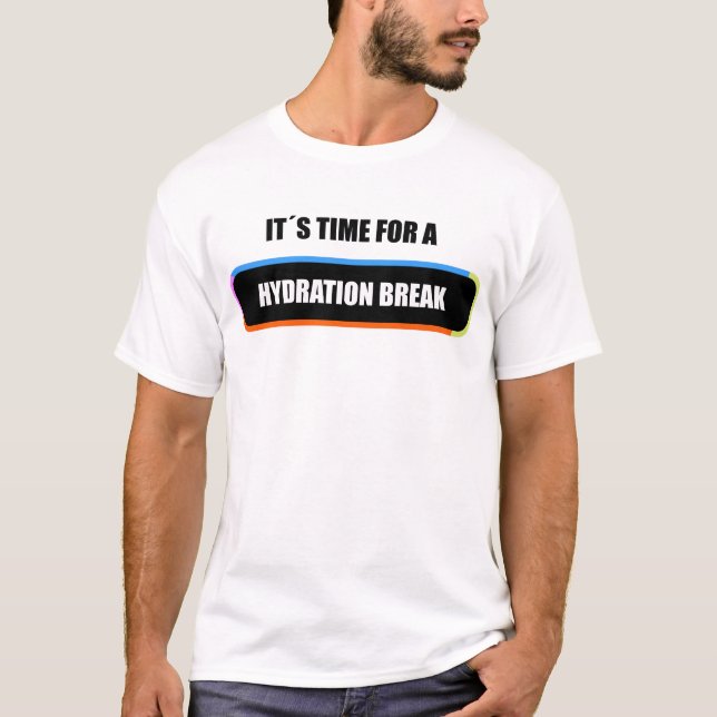 T-shirt Pause Hydratation (Devant)