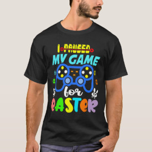 T-shirt Pause Mon Jeu Pour Pâques Amusants Joueurs Vidéo G