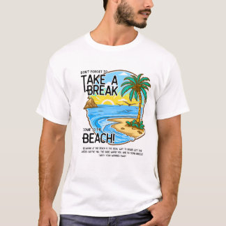 T-shirt Pause plage tropicale - Vacances relaxantes Vibes 